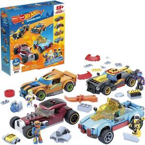 MEGA Hot Wheels Car Customizer Construction Set, Building Toys For Kids Ages 5+